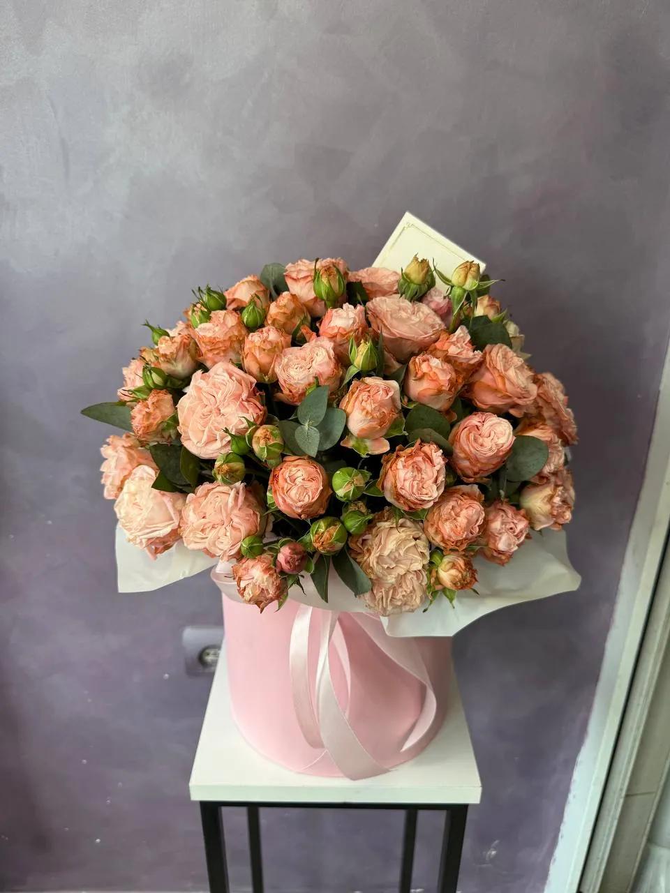 Bombastic basket of roses | ծաղիկներ, ծաղկեպսակներ, բույսեր - առաքում Երևան