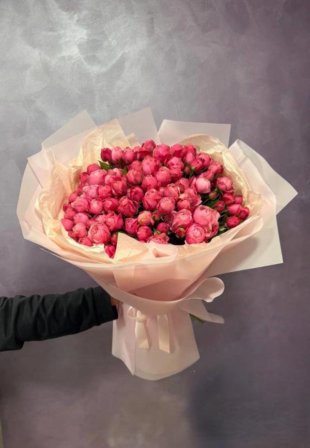 Bouquet of peony roses (Silva pink) | ծաղիկներ, ծաղկեպսակներ, բույսեր - առաքում Երևան