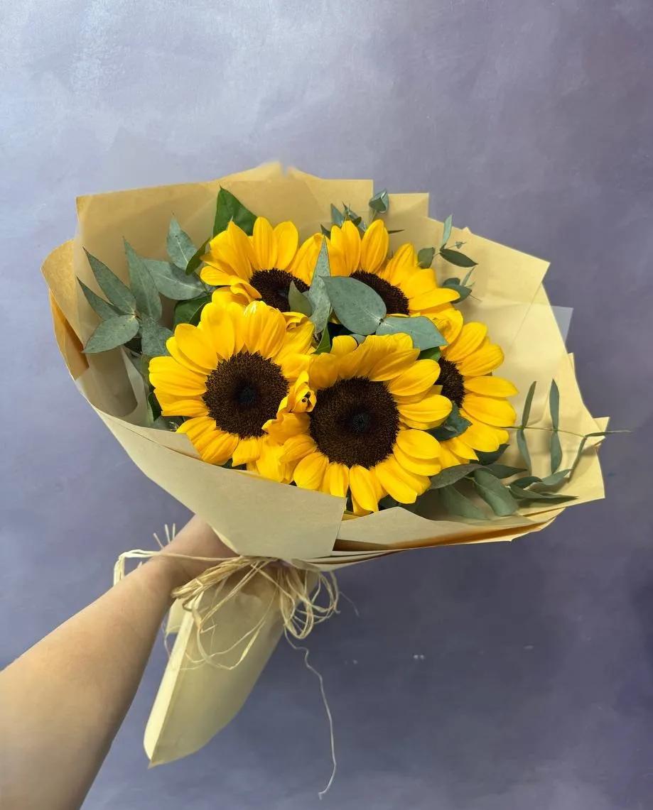 Bunch of sunflowers | ծաղիկներ, ծաղկեպսակներ, բույսեր Երևան