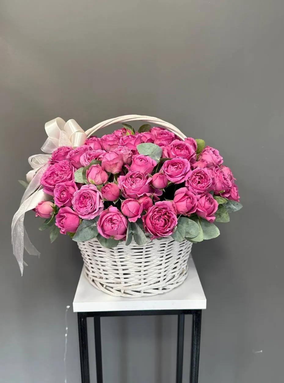 Peonies in a basket | ծաղիկներ, ծաղկեպսակներ, բույսեր Երևան