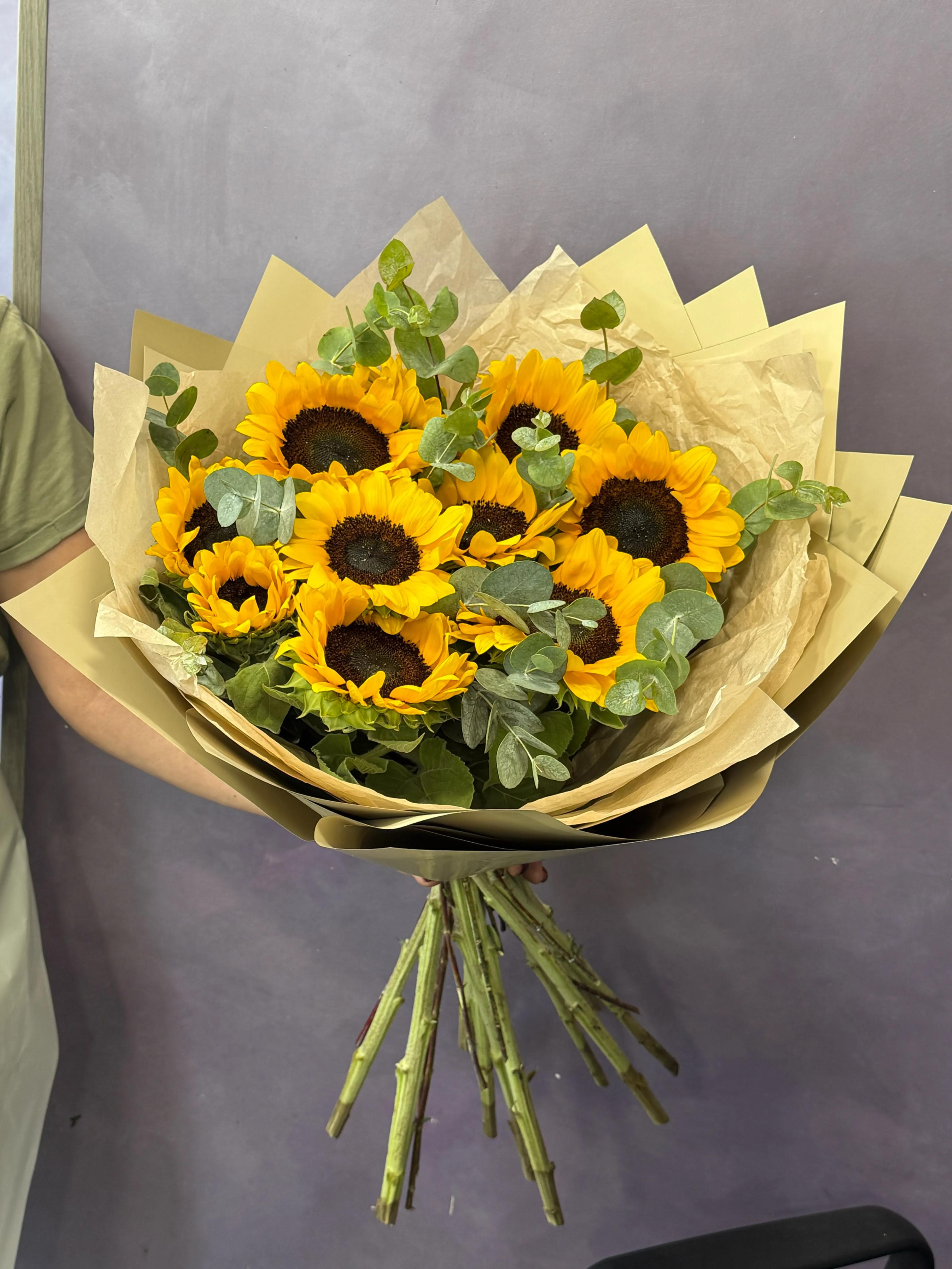 Bunch of sunflowers | ծաղիկներ, ծաղկեպսակներ, բույսեր - առաքում Երևան