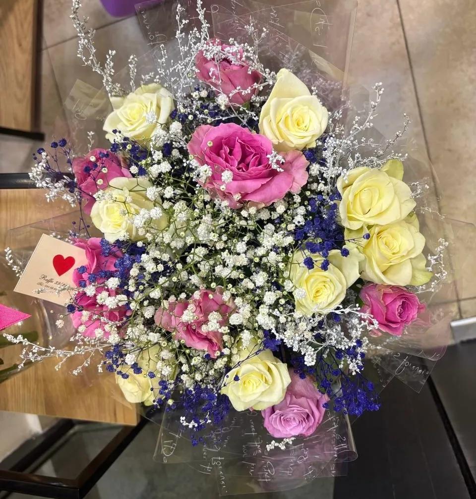 Bunch of colorful roses | ծաղիկներ, ծաղկեպսակներ, բույսեր Երևան