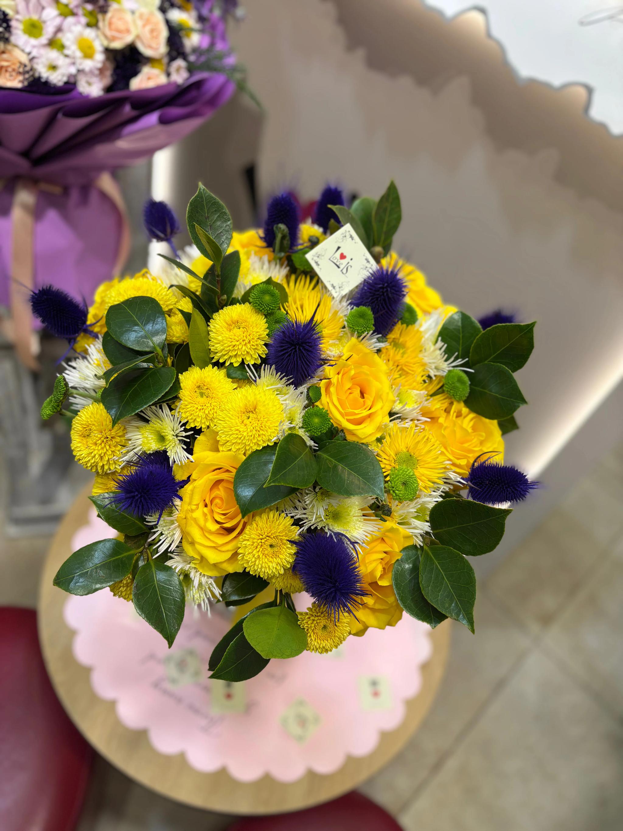 Yellow bunch | ծաղիկներ, ծաղկեպսակներ, բույսեր Երևան
