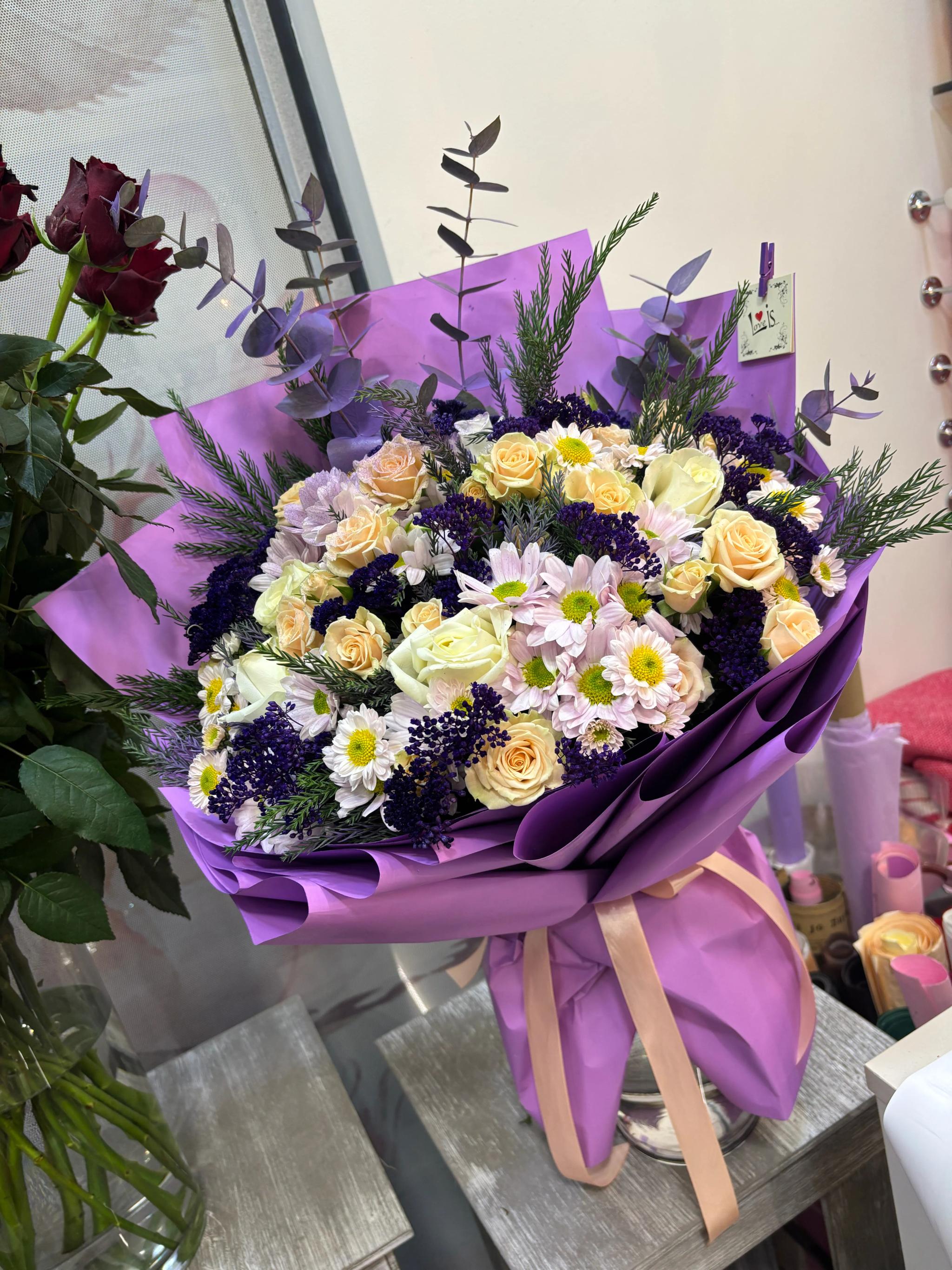 Purple bunch | ծաղիկներ, ծաղկեպսակներ, բույսեր Երևան