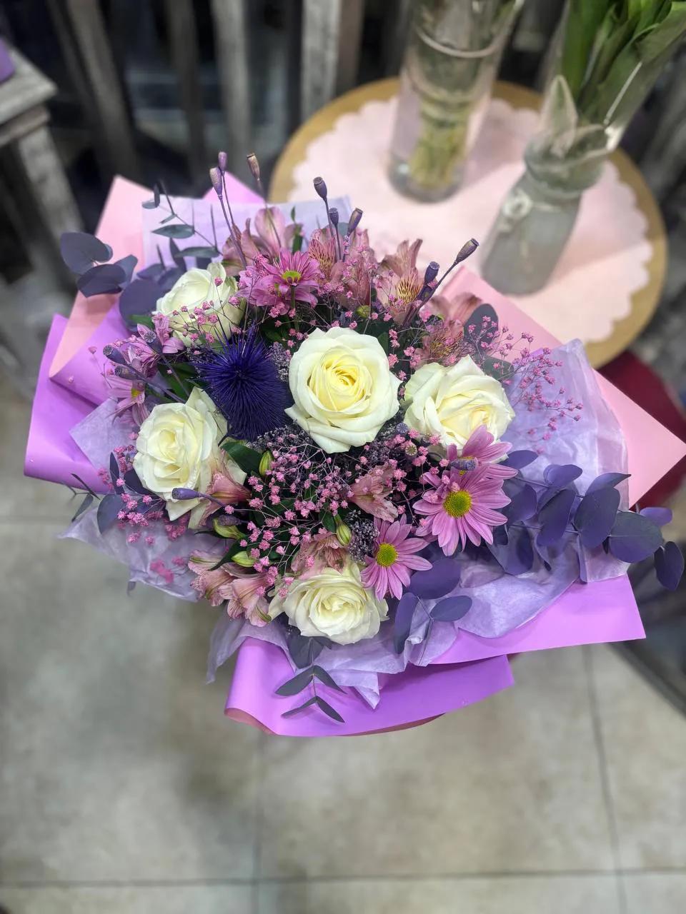 Purple bunch | ծաղիկներ, ծաղկեպսակներ, բույսեր Երևան