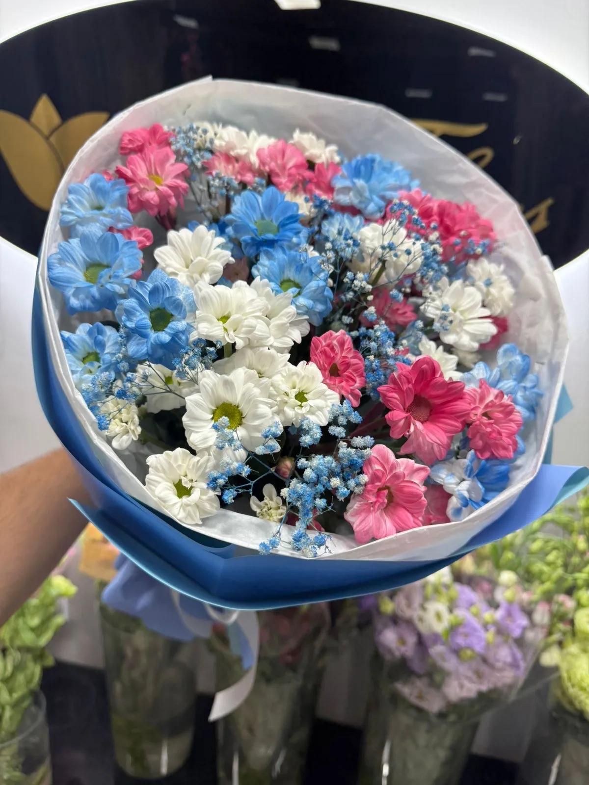 A bouquet of chrysanthemums | ծաղիկներ, ծաղկեպսակներ, բույսեր - առաքում Երևան