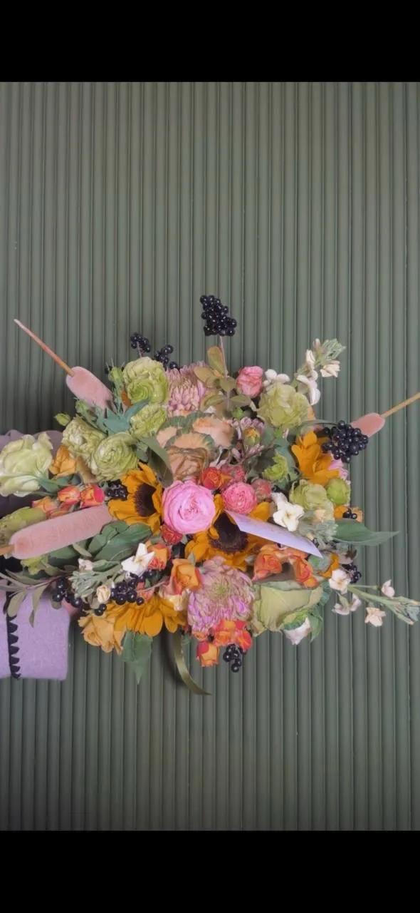 Աշնանային կրեատիվ փունջ | ծաղիկներ, ծաղկեպսակներ, բույսեր Երևան
