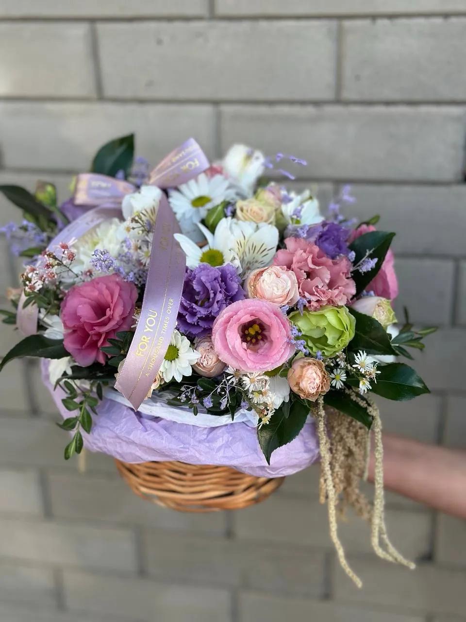 Creative basket | ծաղիկներ, ծաղկեպսակներ, բույսեր Երևան