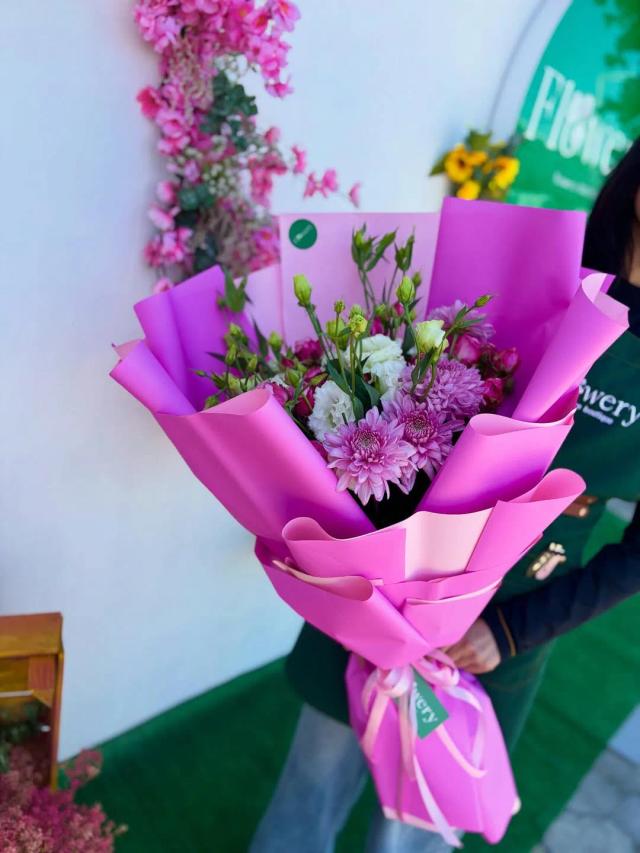 Pink bouquet | ծաղիկներ, ծաղկեպսակներ, բույսեր - առաքում Երևան