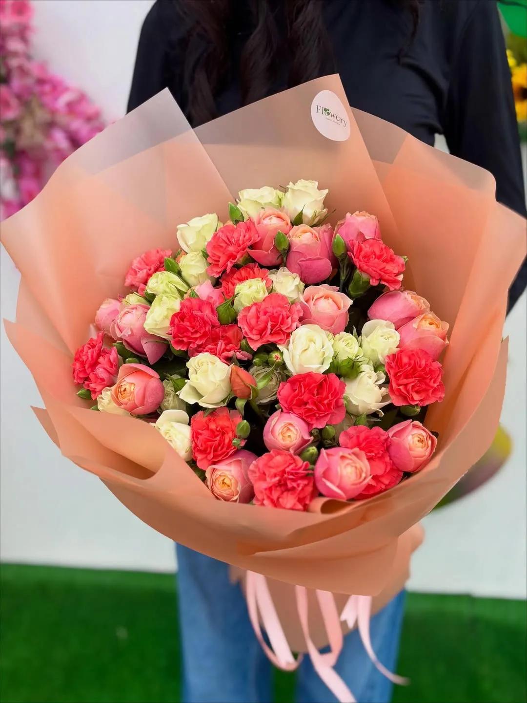 Bunch "Red" | ծաղիկներ, ծաղկեպսակներ, բույսեր Երևան