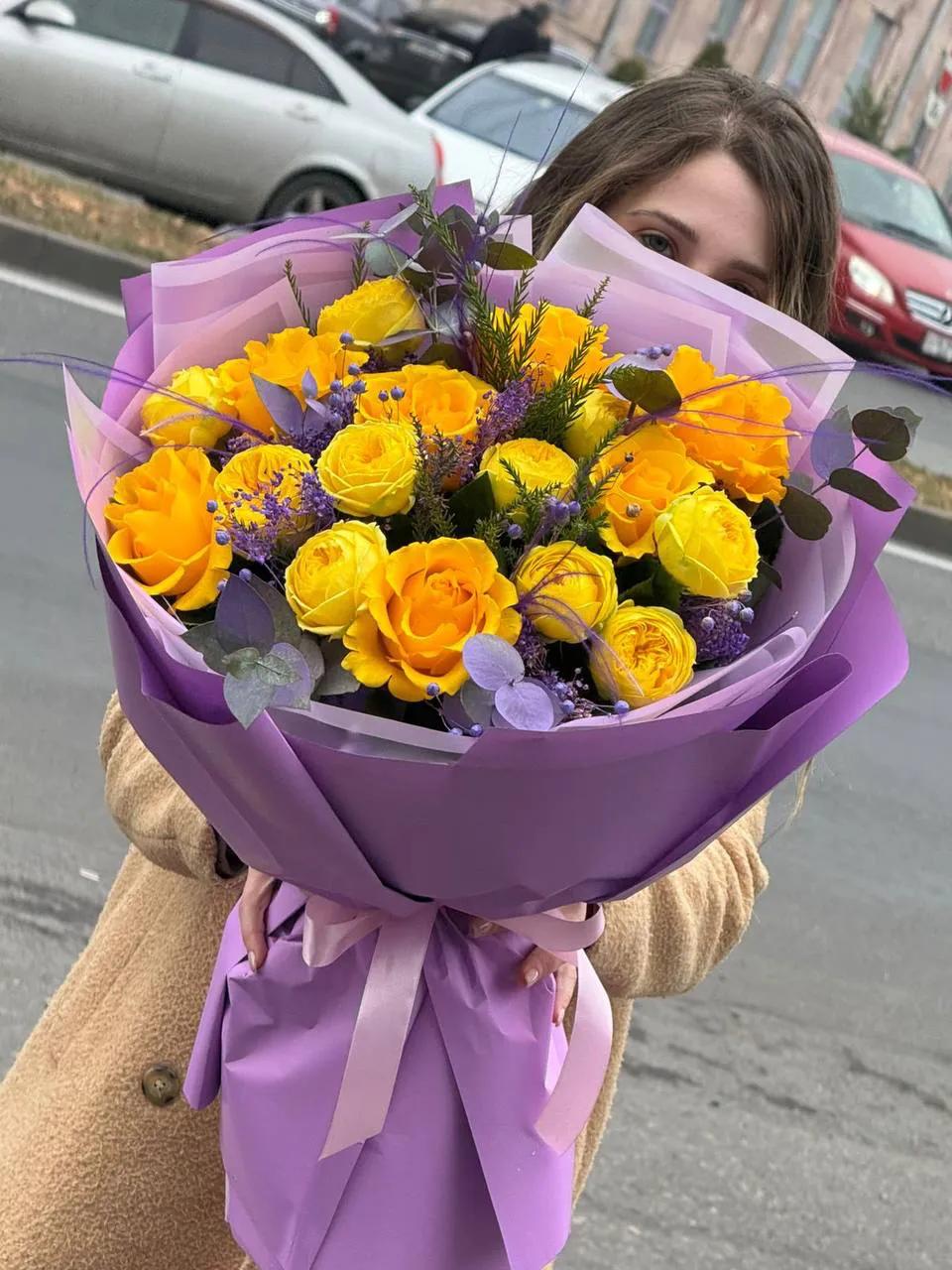 Bunch of roses | ծաղիկներ, ծաղկեպսակներ, բույսեր Երևան