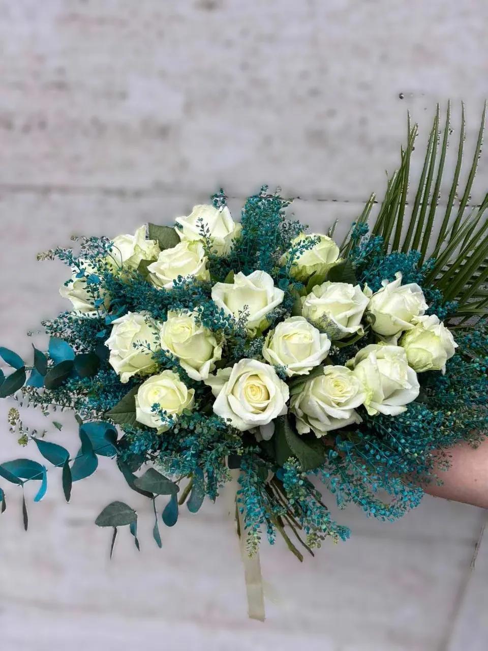 A bouquet of white roses | ծաղիկներ, ծաղկեպսակներ, բույսեր Երևան A bouquet of white roses | ծաղիկներ, ծաղկեպսակներ, բույսեր Երևան