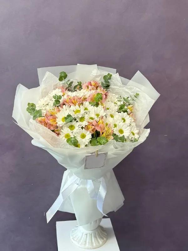 Bouquet of chrysanthemum and alstroemeria | ծաղիկներ, ծաղկեպսակներ, բույսեր - առաքում Երևան Bouquet of chrysanthemum and alstroemeria | ծաղիկներ, ծաղկեպսակներ, բույսեր - առաքում Երևան