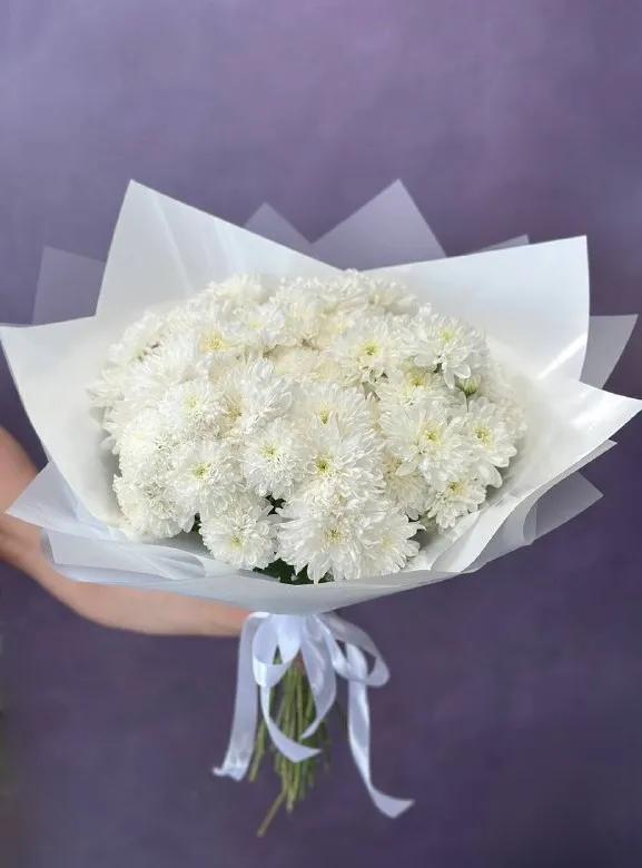 Bouquet: white chrysanthemum | ծաղիկներ, ծաղկեպսակներ, բույսեր - առաքում Երևան Bouquet: white chrysanthemum | ծաղիկներ, ծաղկեպսակներ, բույսեր - առաքում Երևան